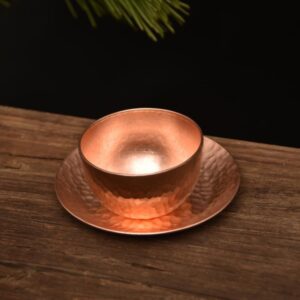 Pure Handmade Copper Water Cup - Red copper, B
