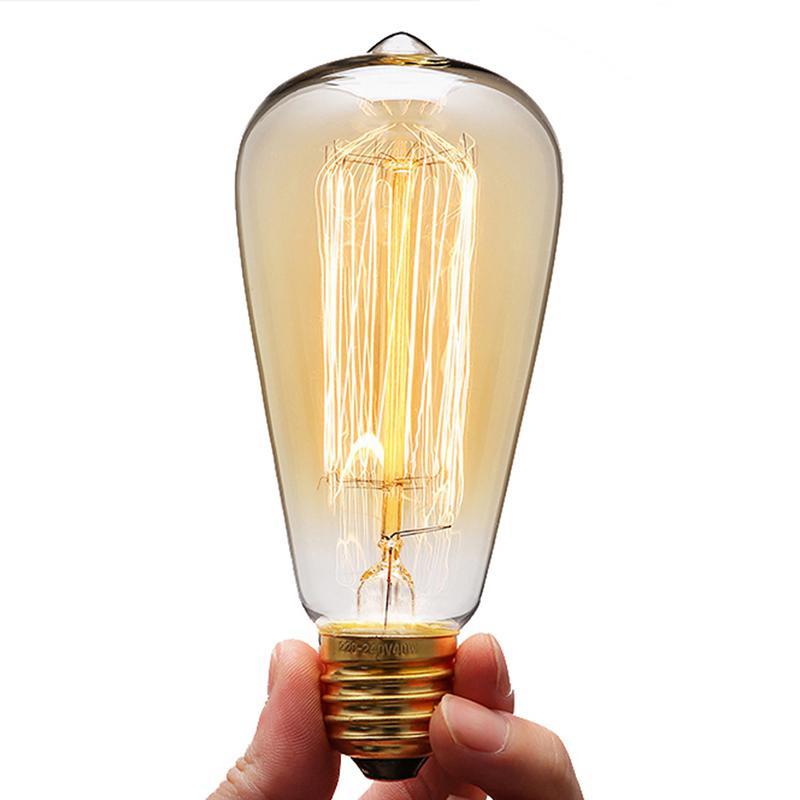 Vintage Edison Tungsten Light Bulb – Warm Old World Ambient Glow - Image 2