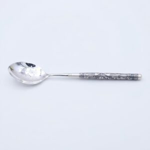 925 Sterling Silver Koi Spoon – Handmade Ornate Ancient Style Craftsmanship