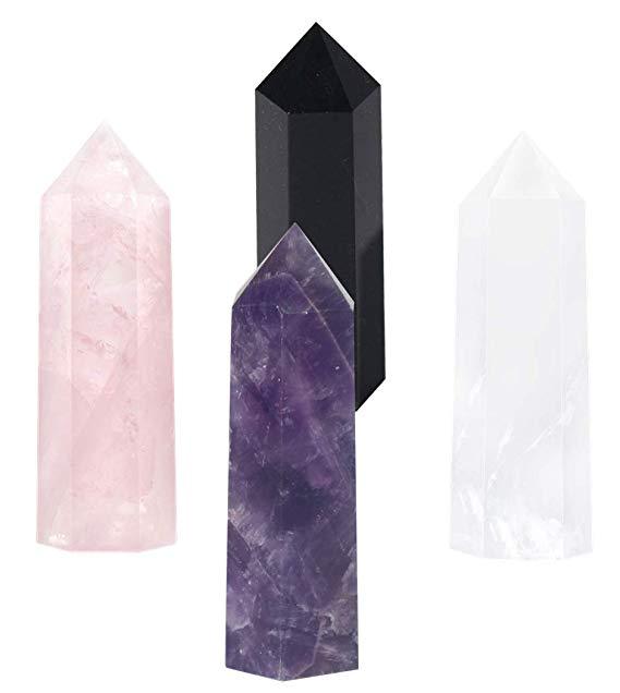 Crystal Energy Tower – Hexagonal Healing Column - Image 2